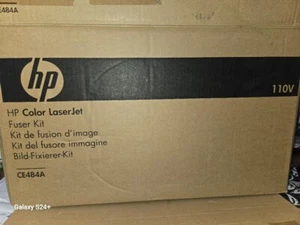 HP Color Laser Jet Fuser Kit 110V, Model CE484A GENUINE NEW 150K PAGE YIELD - Picture 1 of 3