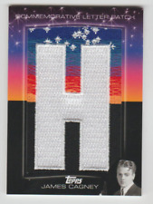 JAMES CAGNEY 2011 Topps American Pie "Hollywood Sign Letter Patch" SP #09/25 "H"