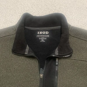Izod Advantage Performance Men's Size XXL Stretch Long Sleeve Sweater Full Zip - Picture 1 of 4