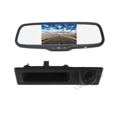 Reverse Backup Camera+5'' Mirror Monitor for BMW F10 F11 F15 F22 F23 F25 F26 F31 - Image 1 of 4