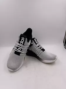 Adidas Hombre Lite Racer Adapt Blanco a Negro Desvanecimiento Talla 12 Sin cordones Comodidad - Imagen 1 de 19