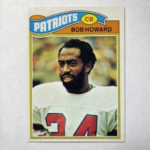 Tarjeta de fútbol americano 1977 Topps Bob Howard New England Patriots #88 - Imagen 1 de 2