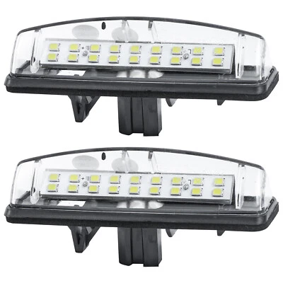 2X  LED License Number Plate Light For Lexus LS430 GS300 GS400 ES300 ES330 White Foto 1 de 4