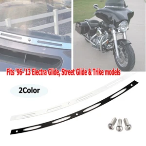 CNC Slotted Bat Wing Fairing Windshield Trim For HD Touring Street/Electra Glide - Bild 1 von 19