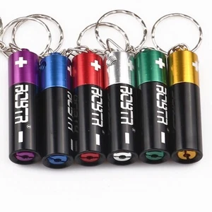 2PCK Metal Tobacco Smoking Pipe Portable Keychain Battery Style-Random Color - Picture 1 of 11