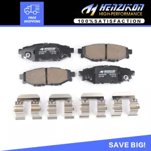 Rear Ceramic Brake Pads for Subaru Forester Impreza Outback Legacy XV Crosstrek - Picture 1 of 10