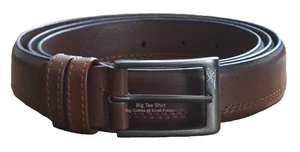Big Mens Forge Voltz Trouser Belt Genuine Leather Sizes Sizes 44" to 70"