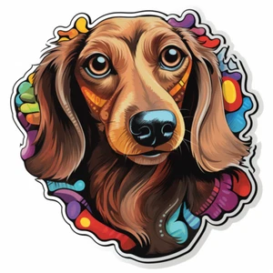 Autoaufkleber Sticker Hunde Dackel Aufkleber - Picture 1 of 1