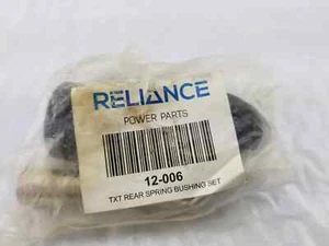 Reliance 3-Piece Rear Spring Bushing Set Black 12-006 - Picture 1 of 2
