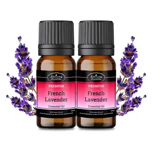 2 X 10ML LAVENDER (FRENCH) ESSENTIAL OIL - 100% Pure and Natural (Aromatherapy)  - Picture 1 of 4