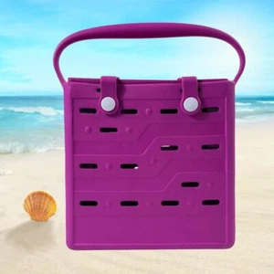 Waterproof Beach Bag DIY Storage Basket New Tote Bag Outdoor - Picture 1 of 8