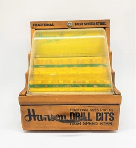 Herramientas De Colección CONTADOR DE TIENDA EXHIBICIÓN Hanson Brocas Maquinista MAN CAVE 1297 - Imagen 1 de 19