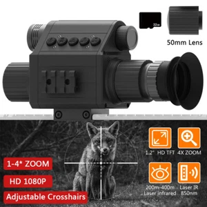 Digital Night Vision Rifle Scope Optic Hunting Sight 850nm Record Video Camera - Picture 1 of 19