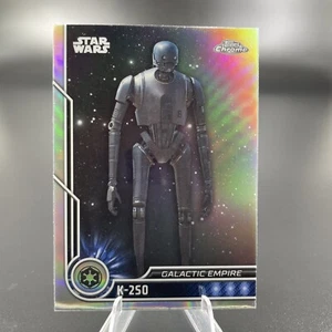 2023 Star Wars Topps Chrome Refractor K-2SO-Galactic Empire #3 Trading Card - Picture 1 of 2