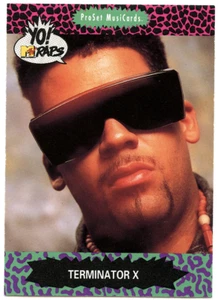 TERMINATOR X ProSet YO! MTV Raps CARD 1991 USA 1st Ed. 34Yrs! RARE VINTAGE - Picture 1 of 2