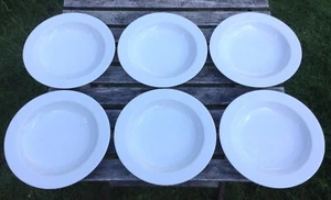 2 Arzberg Quality Practical German White Soup Pasta Plates Simple Stylish 23cm - Picture 1 of 8