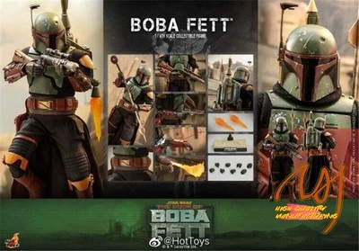Hot Toys TMS078 STAR WARS: THE BOOK OF BOBA FETT 1/6 BOBA FETT Action Figure - Image 1 of 4