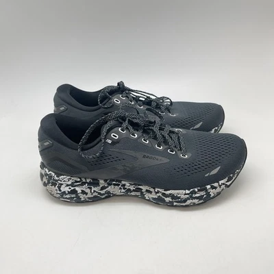 Brooks Ghost 15 Sneakers Womens 8.5 B 1203801B004 Black Camo Running Gym Shoes - Image 1 of 4
