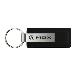Licensed Black Leather Keychain for Acura MDX - AUGD3582 - Imagen 1 de 2