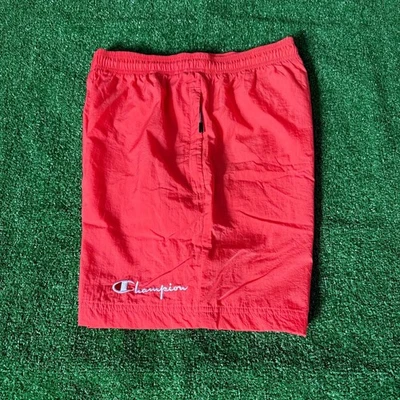 Champion Elastic Waist Short Swim Hiking Fishing Hybrid Pants Size S Orange - Image 1 of 4