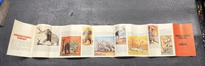 1972 AURORA PREHISTORIC SCENES Model Kits Prospekt Booklet - Bild 1 von 4