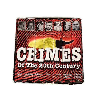 RARE Crimes of the 20th Century VHS 7-Tape Set Vintage - Image 1 of 4