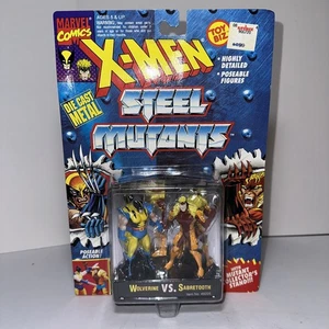 Vintage 1994 Marvel Comics X-Men Steel Mutants Wolverine/Sabretooth NEW Sealed - Picture 1 of 2