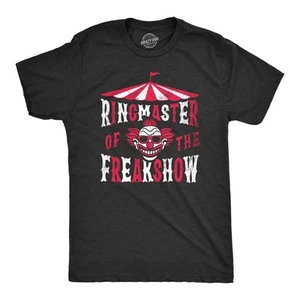Camiseta Para Hombres Ringmaster Of The Freakshow Divertida Espectáculo Circo Act Broma Camiseta - Imagen 1 de 7
