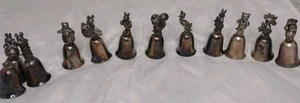 New England Collection Society Beatrix Potter Silverplated 12pc Bell Collection - Picture 1 of 4