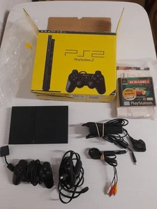 Sony Playstation 2 PS2 Slim Console, Region Free NTSC NTSC-J & PAL - Picture 1 of 16