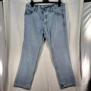 Red Herring Jeans Mens Size 36 W 30 L Blue Light Wash Slim Fit Tapered Leg - Picture 1 of 13