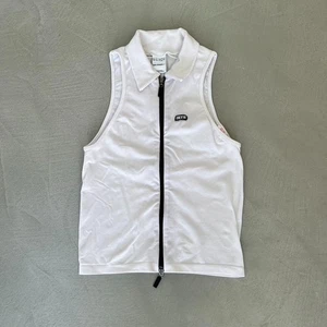 Camiseta sin mangas Urban Outfitters iets Frans Halle espalda deportiva. Blanco/Negro. Grande - Imagen 1 de 5