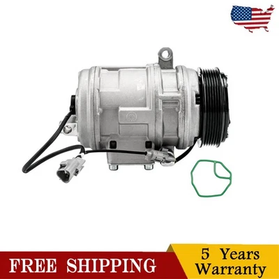 AC Compressor w/ 6-Groove For Toyota Land Cruiser 1998-2007 Lexus LX470 V8 4.7L - Image 1 of 4