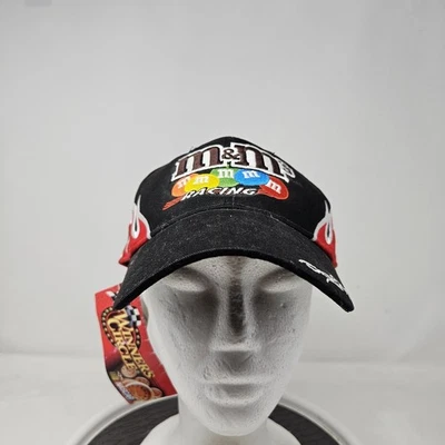 M&M's Racing Hat Cap Strap Back Black Red NASCAR Dale Jarrett 38 Winners Circle - Изображение 1 из 4