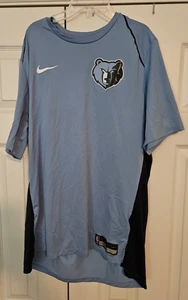Nike NBA Memphis GRIZZLIES Elite AZUL Rendimiento Camiseta de Tiro XL Usada - Imagen 1 de 7