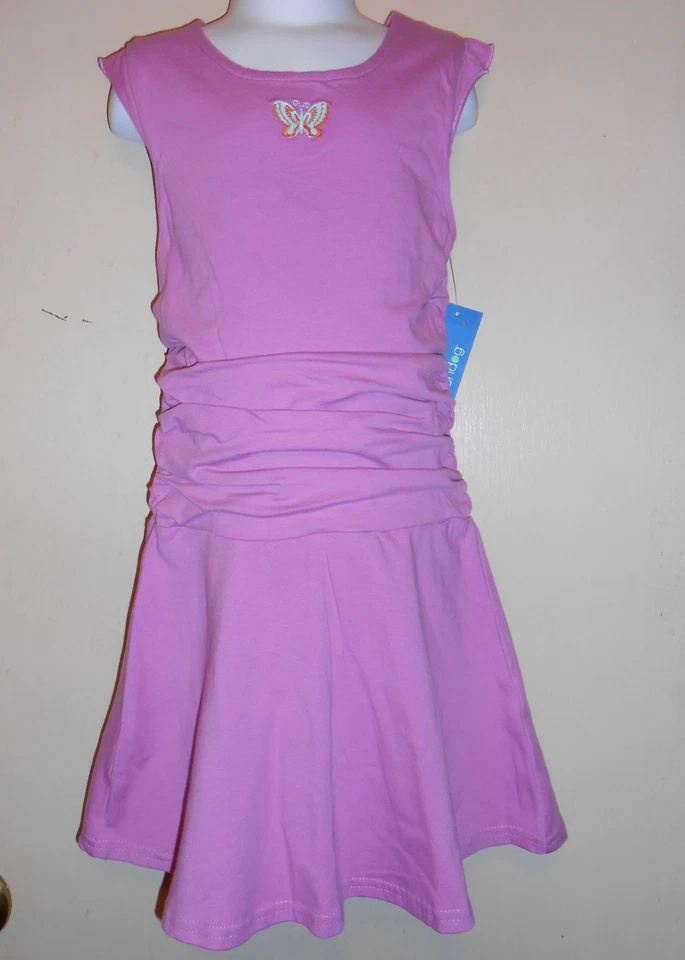 Vestido Greendog Niñas Sin Mangas Cintura Caída Violeta 6X Nuevo con Etiquetas Foto 1 de 2