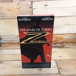 The Mask Of Zorro VHS VCR Tape Used Anthony Hopkins - Picture 1 of 5