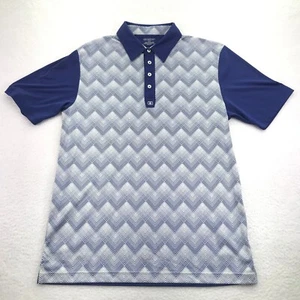 Camisa Polo OGIO Para Hombre Mediana Azul Diamante Rendimiento Elastizada Golf - Imagen 1 de 6