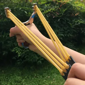 3 Stück Steinschleuder Gummiband sechs Streifen starke Power Gummischlauch Band für Steinschleuder - Bild 1 von 11