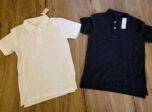 Lot of 2 Polo Boy Shirts Size 7/8 - Picture 1 of 3