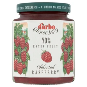D'Arbo Erlesene Himbeere: Selected Raspberry Preserve 70% Fruit Jam 200g - Picture 1 of 1