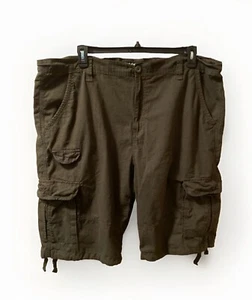 VTG Southpole Shorts Mens 42 x 12 Green Cargo Utility Y2K Baggy Fatigue - Picture 1 of 8