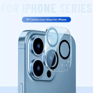 For iPhone 15 14 13 12 11 Pro Max Tempered Glass Camera Lens Protector - Picture 1 of 15