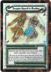 L5R: *DRAGON SWORD IS BROKEN* Forbidden Knowledge - Legend of the Five Rings CCG - Picture 1 of 1