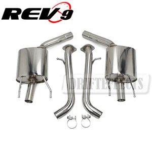 Rev9 FlowMaxx Stainless Axle-Back Exhaust 60mm Pipe For Lexus GS350 L10 2013-18 - Picture 1 of 4