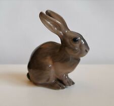 Vintage Rare Dahl Jensen Brown Rabbit Figurine Royal Copenhagen Kaninchen 1141
