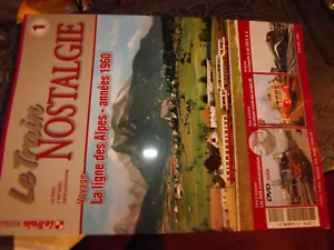 30DN Revue Le Train Nostalgie + DVD n°1 Ligne des Alpes Année 1960 La Chapelle - Imagen 1 de 1
