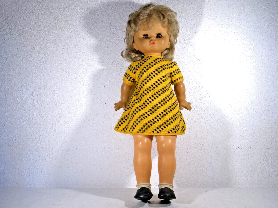 OZEN Japon ancienne poupée en vinyl parlante avec disque 53 cm - Photo 1/4