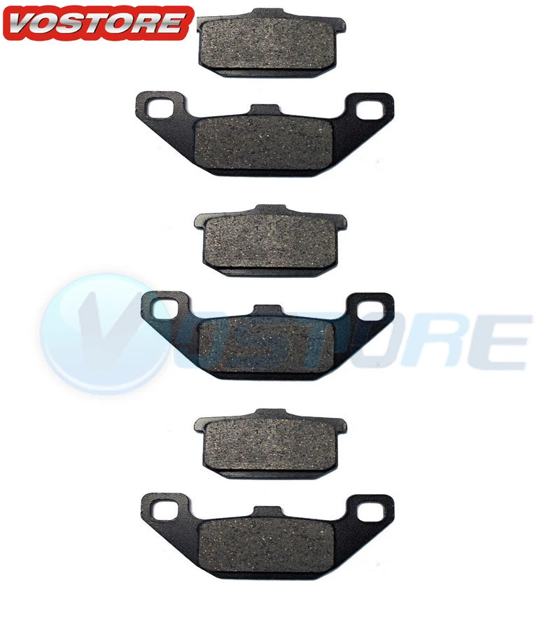 Pastillas de freno delanteras traseras de fibra de carbono para Kawasaki ZG 1200 Voyager XII 1986-2003 Foto 1 de 4