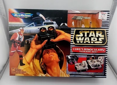 Vintage Micro Machines Star Wars Luke's Binoculars/Yavin Rebel Base 1996 NIB - Image 1 of 4